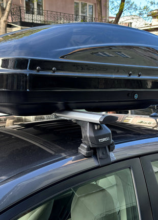 For Toyota Auris 2007-2013 Roof Rack Cross Bars Normal Roof Alu Black