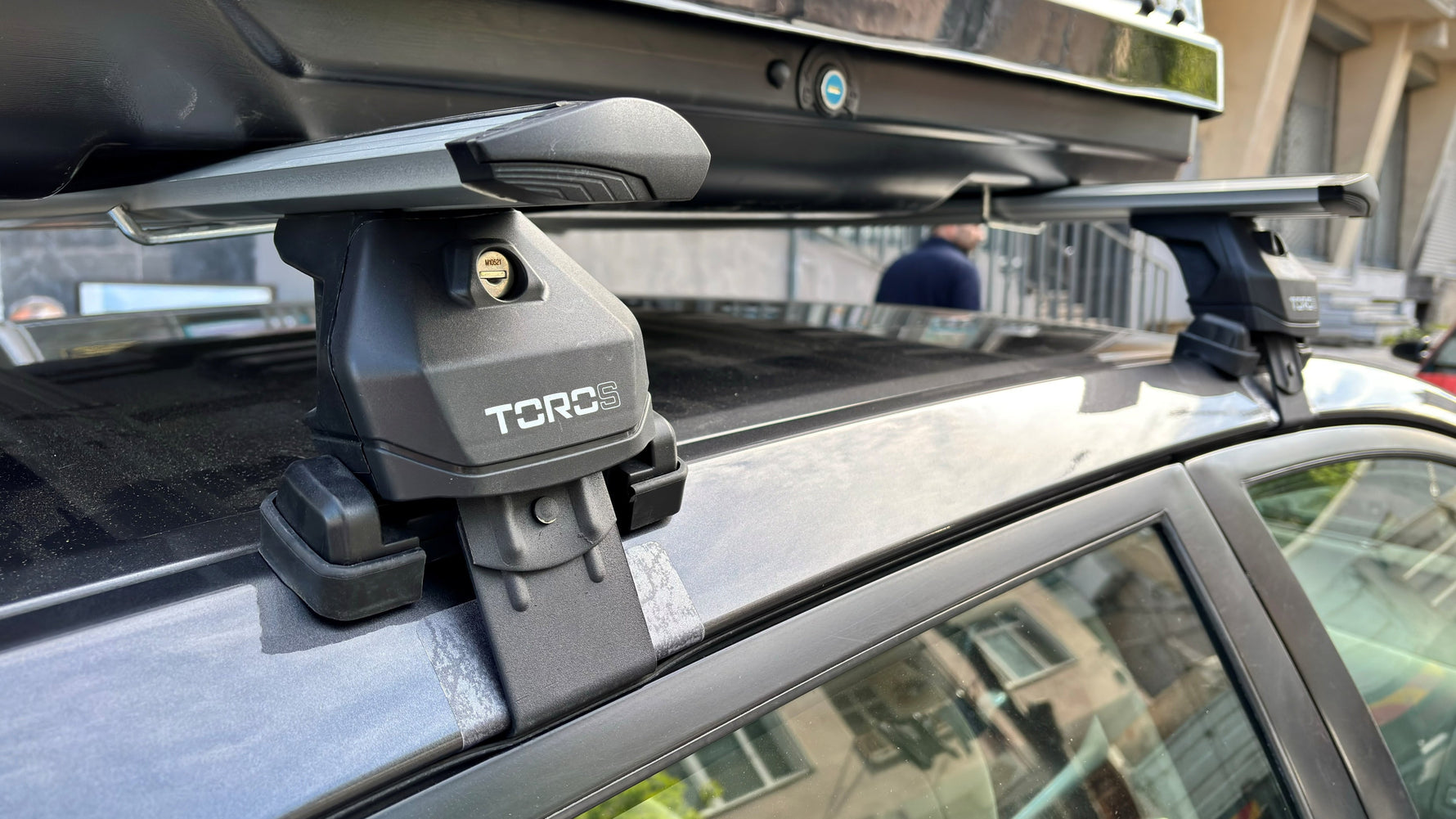 Toros Toyota Auris (2007-2013) Oluksuz Tavan Ara Atkı Portbagaj Taşıyıcı Pro 4 Gri