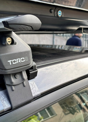 For Toyota Auris 2007-2013 Roof Rack Cross Bars Normal Roof Alu Black
