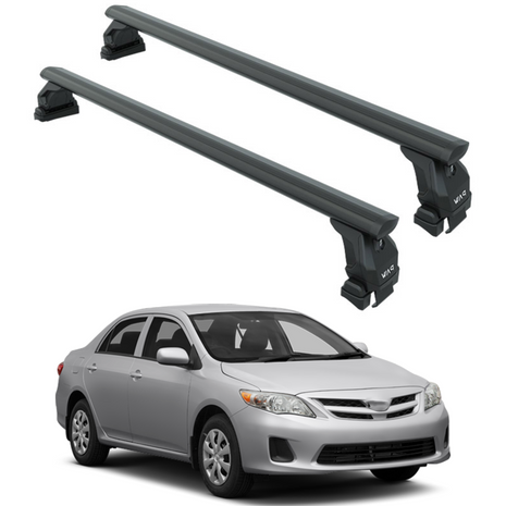 Toyota Corolla 2007-2013 Oluksuz Üst Tavan Portbagaj Taşıyıcı Ara Atkısı Toros Serisi Pro 4 Siyah