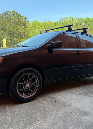 Toyota Corolla 2007-2013 Oluksuz Üst Tavan Portbagaj Taşıyıcı Ara Atkısı Toros Serisi Pro 4 Siyah