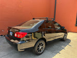 Toros Toyota Corolla (2007-2013) Oluksuz Tavan Ara Atkı Portbagaj Taşıyıcı Pro 4 Siyah
