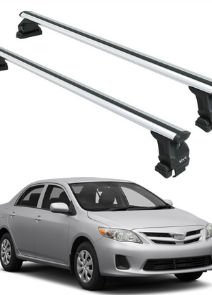 Toyota Corolla 2007-2013 Oluksuz Üst Tavan Portbagaj Taşıyıcı Ara Atkısı Toros Serisi Pro 4 Gri