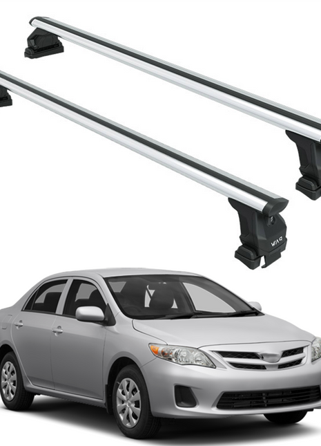 Toyota Corolla 2007-2013 Oluksuz Üst Tavan Portbagaj Taşıyıcı Ara Atkısı Toros Serisi Pro 4 Gri