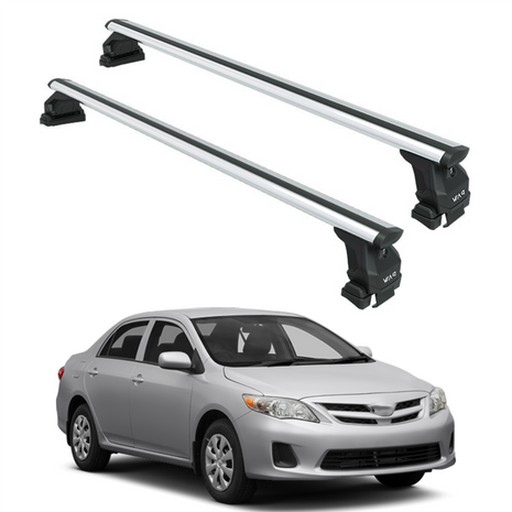 Toyota Corolla 2007-2013 Oluksuz Üst Tavan Portbagaj Taşıyıcı Ara Atkısı Toros Serisi Pro 4 Gri