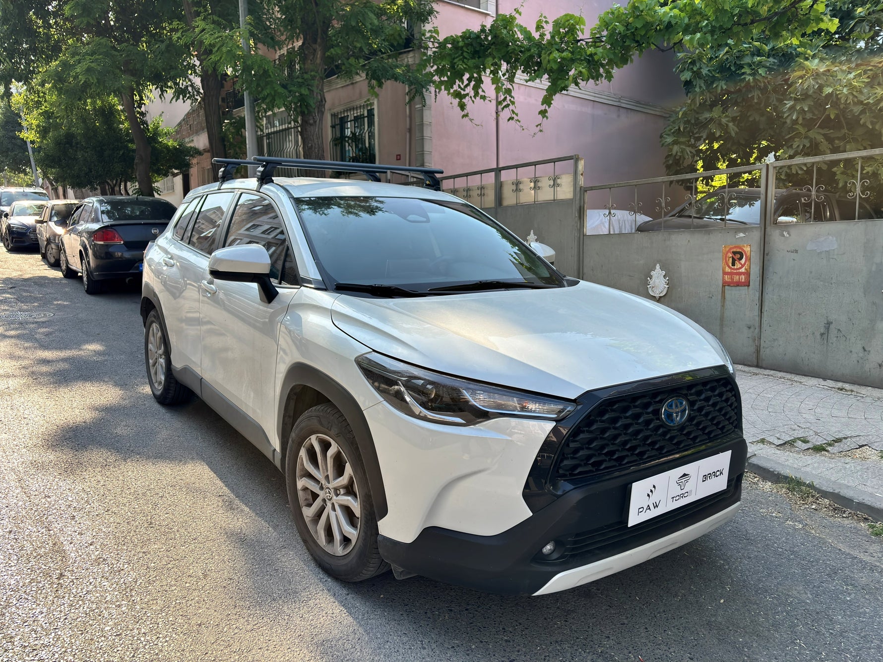 Toyota Corolla Cross Portbagaj Taşıyıcı Ara Atkisi - Ara Bar, Paw Pro 2, Gri