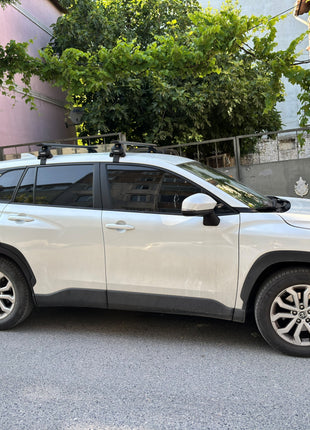 Toyota Corolla Cross 2022-2025 Oluksuz Üst Tavan Portbagaj Taşıyıcı Ara Atkısı Toros Serisi Pro 4 Gri