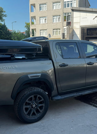 Toyota Hilux (2015-2025) Kasa Üstü Bed Rack Taşıyıcı Bar – Gri
