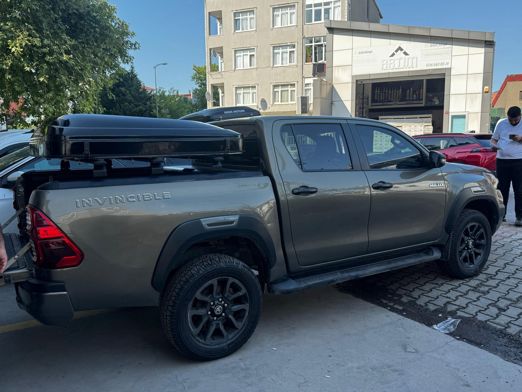 Toyota Hilux (2015-2025) Kasa Üstü Bed Rack Taşıyıcı Bar – Gri