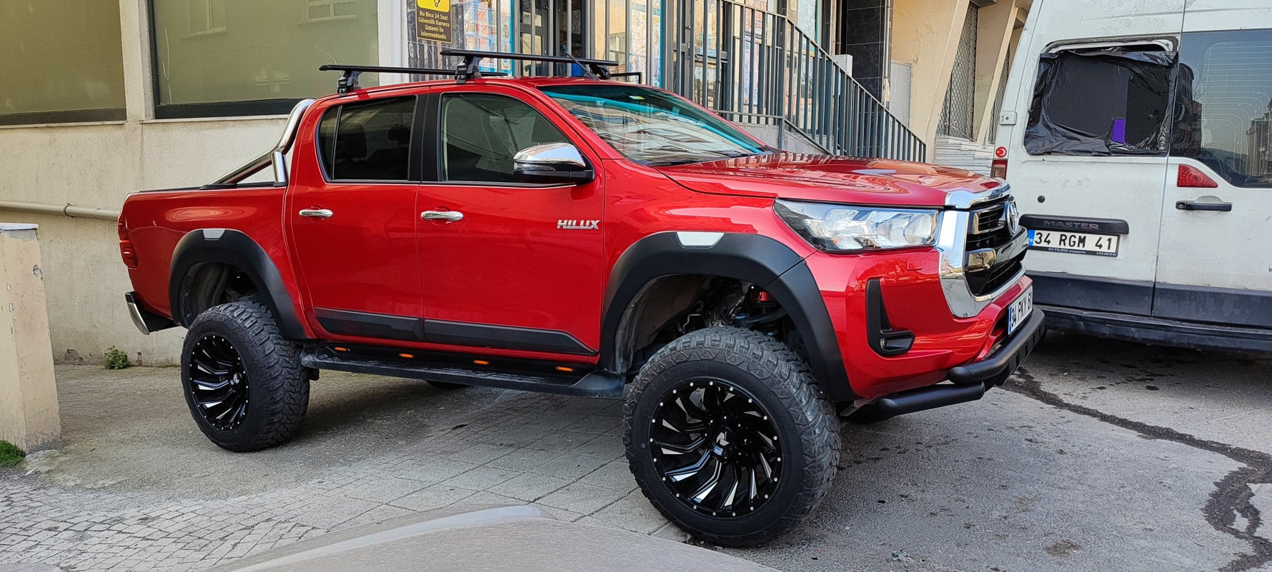 Foton Tunland G7 Oluksuz Üst Tavan Portbagaj Taşıyıcı Ara Atkısı Toros Serisi Pro 4 Gri