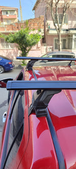 Isuzu D-Max 2020-2025 Oluksuz Üst Tavan Portbagaj Taşıyıcı Ara Atkısı Toros Serisi Pro 4 Siyah