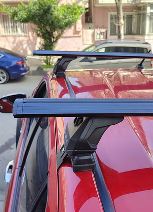 Toyota Hilux Mk9 2021-2025 Oluksuz Üst Tavan Portbagaj Taşıyıcı Ara Atkısı Toros Serisi Pro 4 Siyah