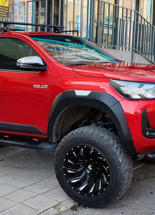 Toyota Hilux 2015-2021 Oluksuz Üst Tavan Portbagaj Taşıyıcı Ara Atkısı Toros Serisi Pro 4 Siyah