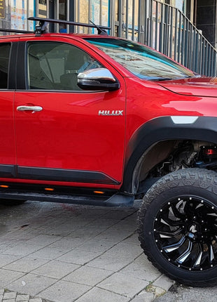 Toyota Hilux Mk9 2021-2025 Oluksuz Üst Tavan Portbagaj Taşıyıcı Ara Atkısı Toros Serisi Pro 4 Siyah