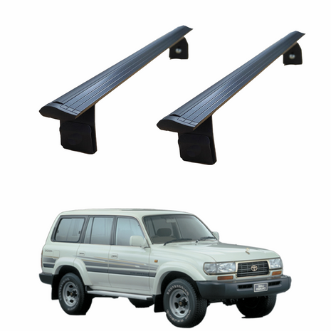 Toyota Land Cruiser Vx 80 Yagmur Oluklu Üst Tavan Taşıyıcı Ara Atkısı Paw Siyah