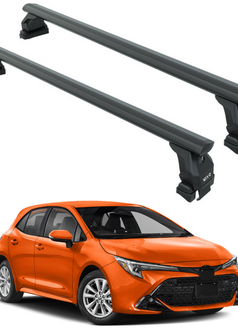 Toyota Auris 2019-2025 Oluksuz Üst Tavan Portbagaj Taşıyıcı Ara Atkısı Toros Serisi Pro 4 Siyah