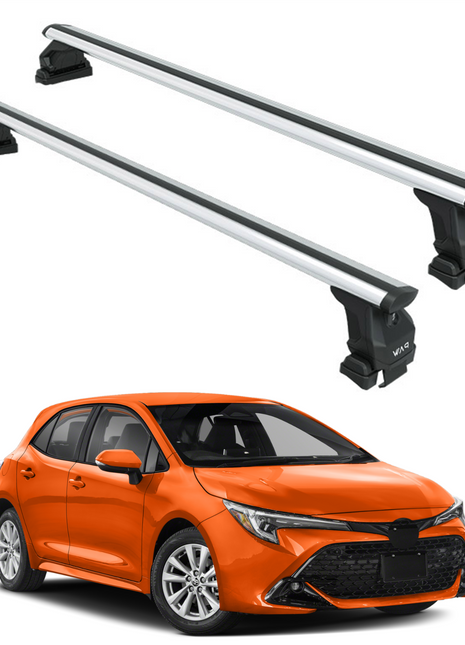 Toyota Auris 2019-2025 Oluksuz Üst Tavan Portbagaj Taşıyıcı Ara Atkısı Toros Serisi Pro 4 Gri