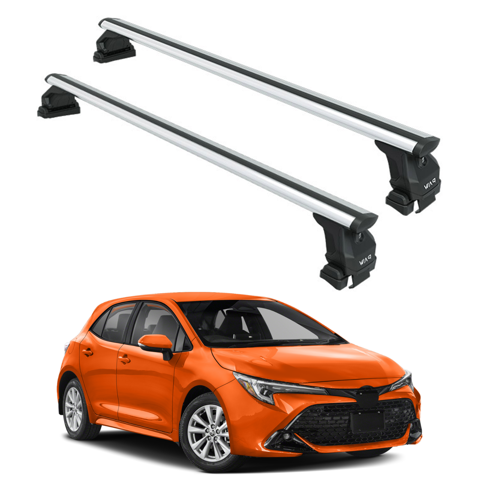 Toyota Auris 2019-2025 Oluksuz Üst Tavan Portbagaj Taşıyıcı Ara Atkısı Toros Serisi Pro 4 Gri