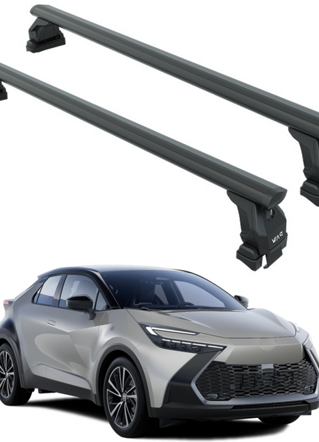 Toyota C-Hr 2023-2025 Oluksuz Üst Tavan Portbagaj Taşıyıcı Ara Atkısı Toros Serisi Pro 4 Siyah