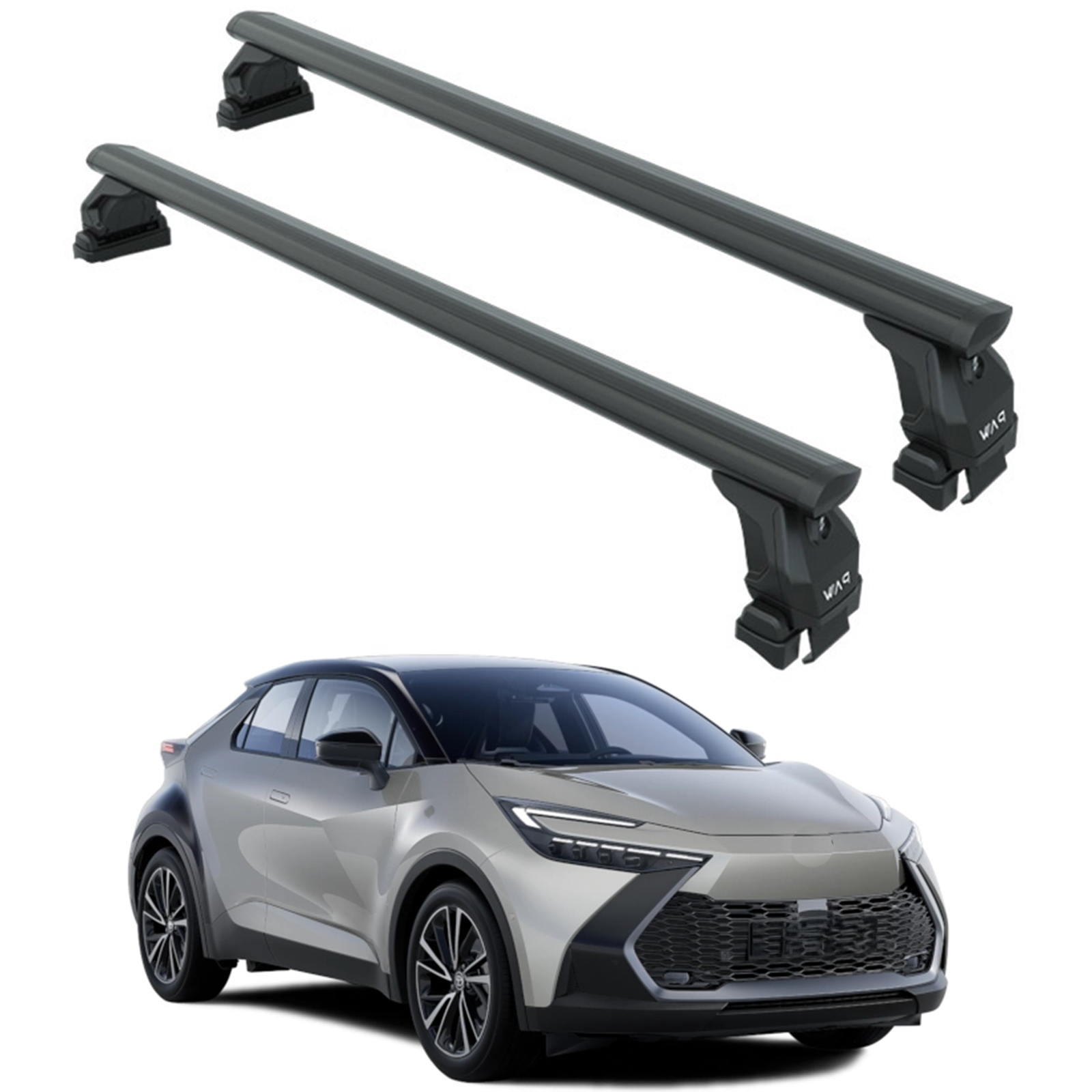 Toyota C-Hr 2023-2025 Oluksuz Üst Tavan Portbagaj Taşıyıcı Ara Atkısı Toros Serisi Pro 4 Siyah