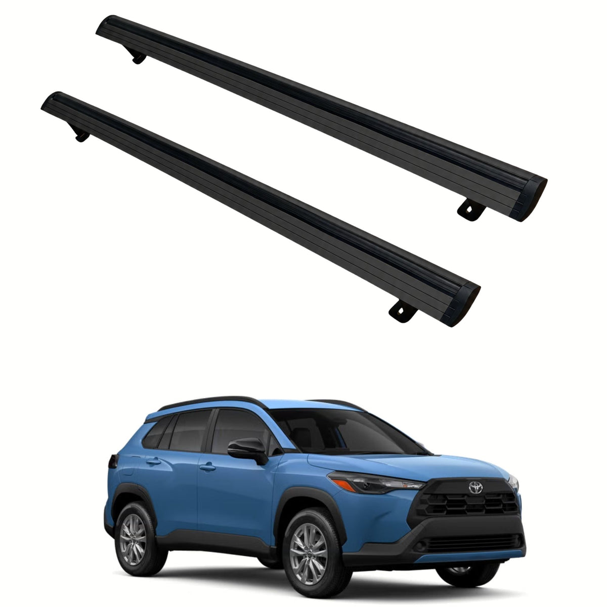 Toyota Corolla Cross (2022-2026) Araç Üzeri Çadır Taşıyıcı Ara Atkısı Pratik Serisi Siyah