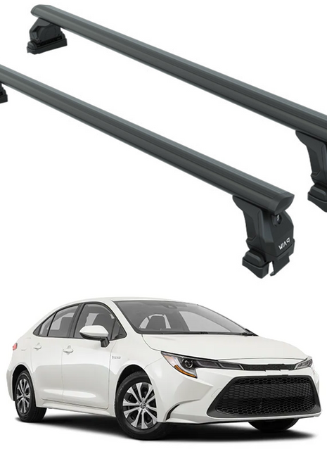 Toyota Corolla Sedan 2018-2025 Oluksuz Üst Tavan Portbagaj Taşıyıcı Ara Atkısı Toros Serisi Pro 4 Siyah