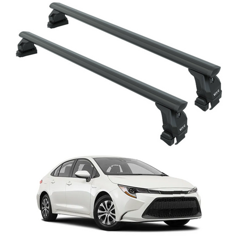 Toyota Corolla Sedan 2018-2025 Oluksuz Üst Tavan Portbagaj Taşıyıcı Ara Atkısı Toros Serisi Pro 4 Siyah