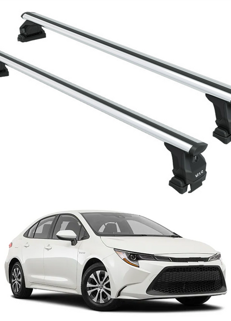 Toyota Corolla Sedan 2018-2025 Oluksuz Üst Tavan Portbagaj Taşıyıcı Ara Atkısı Toros Serisi Pro 4 Gri