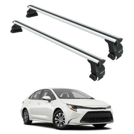 Toyota Corolla Sedan 2018-2025 Oluksuz Üst Tavan Portbagaj Taşıyıcı Ara Atkısı Toros Serisi Pro 4 Gri