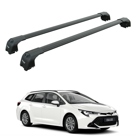 Toyota Corolla Touring 2018-2025 Portbagaj Taşıyıcı Ara Atkisi - Ara Çubuk Paw Pro 2 Siyah