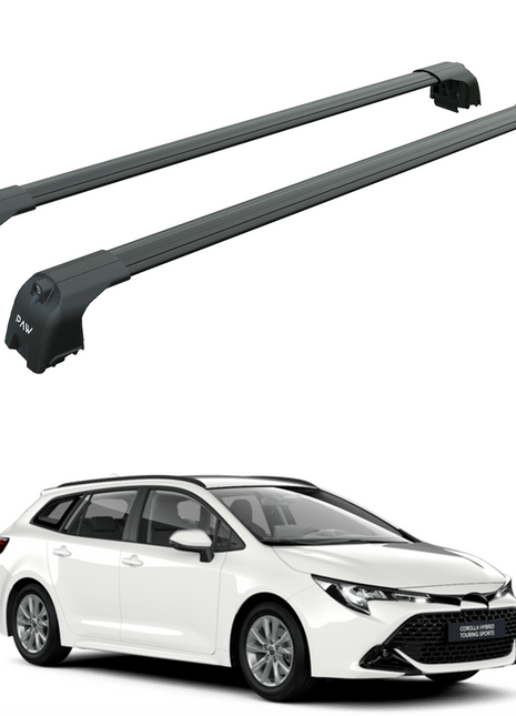 Toyota Corolla Touring 2018-2025 Portbagaj Taşıyıcı Ara Atkisi - Ara Çubuk Paw Pro 2 Siyah