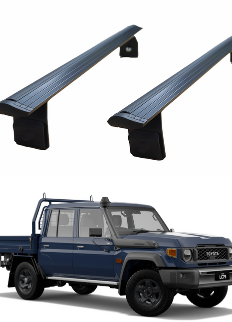 Toyota Land Cruiser 70 Yagmur Oluklu Üst Tavan Taşıyıcı Ara Atkısı Paw Siyah