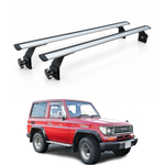 Toyota Land Cruiser Prado 70 Serisi Oluklu Tavan Ara Atkısı Rain Gutter Siyah