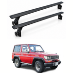 Toyota Land Cruiser Prado 70 Serisi Oluklu Tavan Ara Atkısı Rain Gutter Siyah
