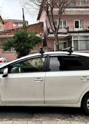 Toyota Prius 2009-2012 Oluksuz Üst Tavan Portbagaj Taşıyıcı Ara Atkısı Toros Serisi Pro 4 Siyah