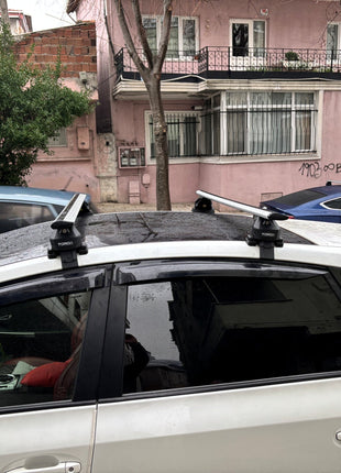 Toyota Prius 2009-2012 Oluksuz Üst Tavan Portbagaj Taşıyıcı Ara Atkısı Toros Serisi Pro 4 Siyah