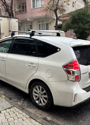 Toyota Prius 2009-2012 Oluksuz Üst Tavan Portbagaj Taşıyıcı Ara Atkısı Toros Serisi Pro 4 Siyah