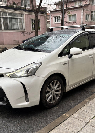 Toyota Prius 2012-2019 Oluksuz Üst Tavan Portbagaj Taşıyıcı Ara Atkısı Toros Serisi Pro 4 Gri