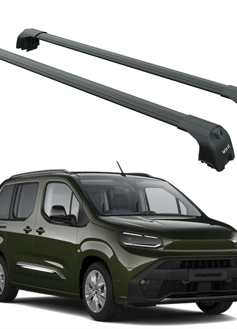 Toyota Proace City Verso 2024-2025 Portbagaj Taşıyıcı Ara Atkisi - Ara Çubuk Paw Pro 2 Siyah