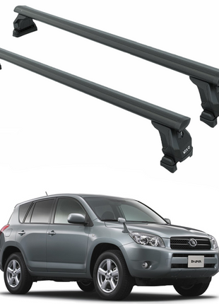 Toyota Rav 4 2000-2006 Tavan Taşıyıcı Ara Barlar – Vidalı Montaj, Paw Fix Pro, Siyah