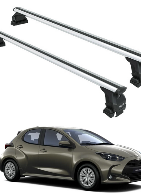 Toyota Yaris Hb 2020-2025 Oluksuz Üst Tavan Portbagaj Taşıyıcı Ara Atkısı Toros Serisi Pro 4 Gri