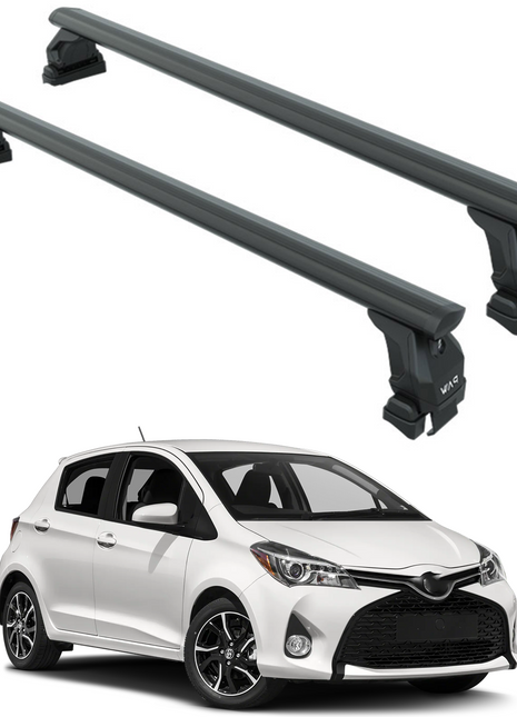 Toyota Yaris Hb 2014-2020 Oluksuz Üst Tavan Portbagaj Taşıyıcı Ara Atkısı Toros Serisi Pro 4 Siyah