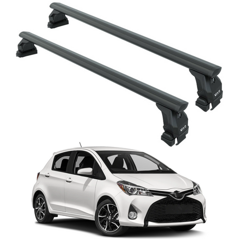 Toyota Yaris Hb 2014-2020 Oluksuz Üst Tavan Portbagaj Taşıyıcı Ara Atkısı Toros Serisi Pro 4 Siyah