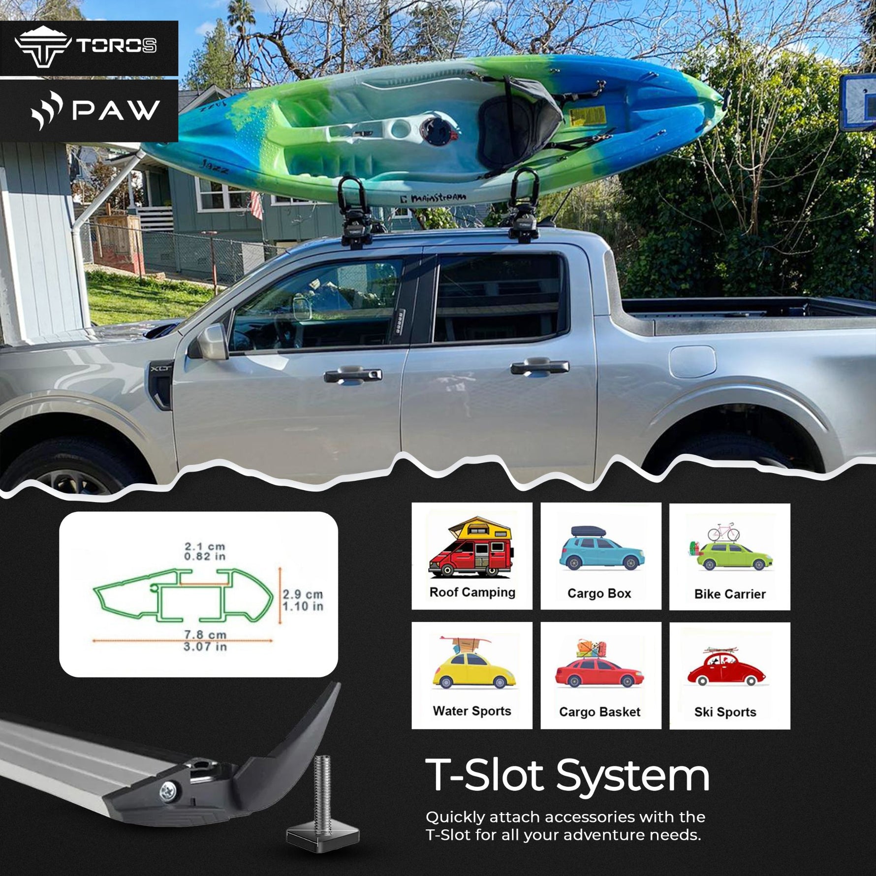 Citroen Berlingo 2023 ve Sonrası Orjinal Tip OEM Tavan Çıtası Siyah