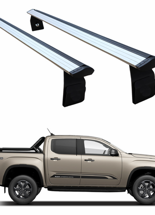 Volkswagen Amarok Style (2020-2025) Kasa Üstü Bed Rack Taşıyıcı Bar – Gri | Rollbar Uyumlu |