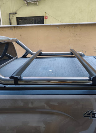 Volkswagen Amarok Style (2020-2025) Kasa Üstü Bed Rack Taşıyıcı Bar – Siyah | Rollbar Uyumlu |