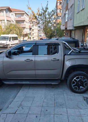 Volkswagen Amarok Style (2020-2025) Kasa Üstü Bed Rack Taşıyıcı Bar – Gri | Rollbar Uyumlu |