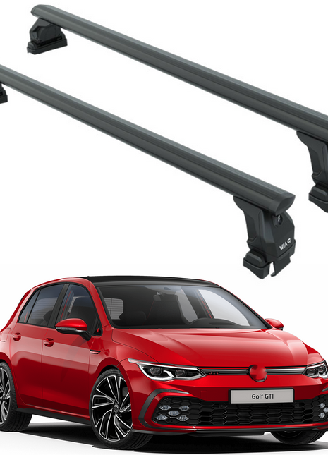 Volkswagen Golf Hb Mk8 2020-2025 Oluksuz Üst Tavan Portbagaj Taşıyıcı Ara Atkısı Toros Serisi Pro 4 Siyah