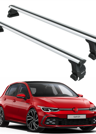 Volkswagen Golf Mk8 2020- Up Oluksuz Üst Tavan Portbagaj Taşıyıcı Ara Atkısı Toros Serisi Pro 4 Gri