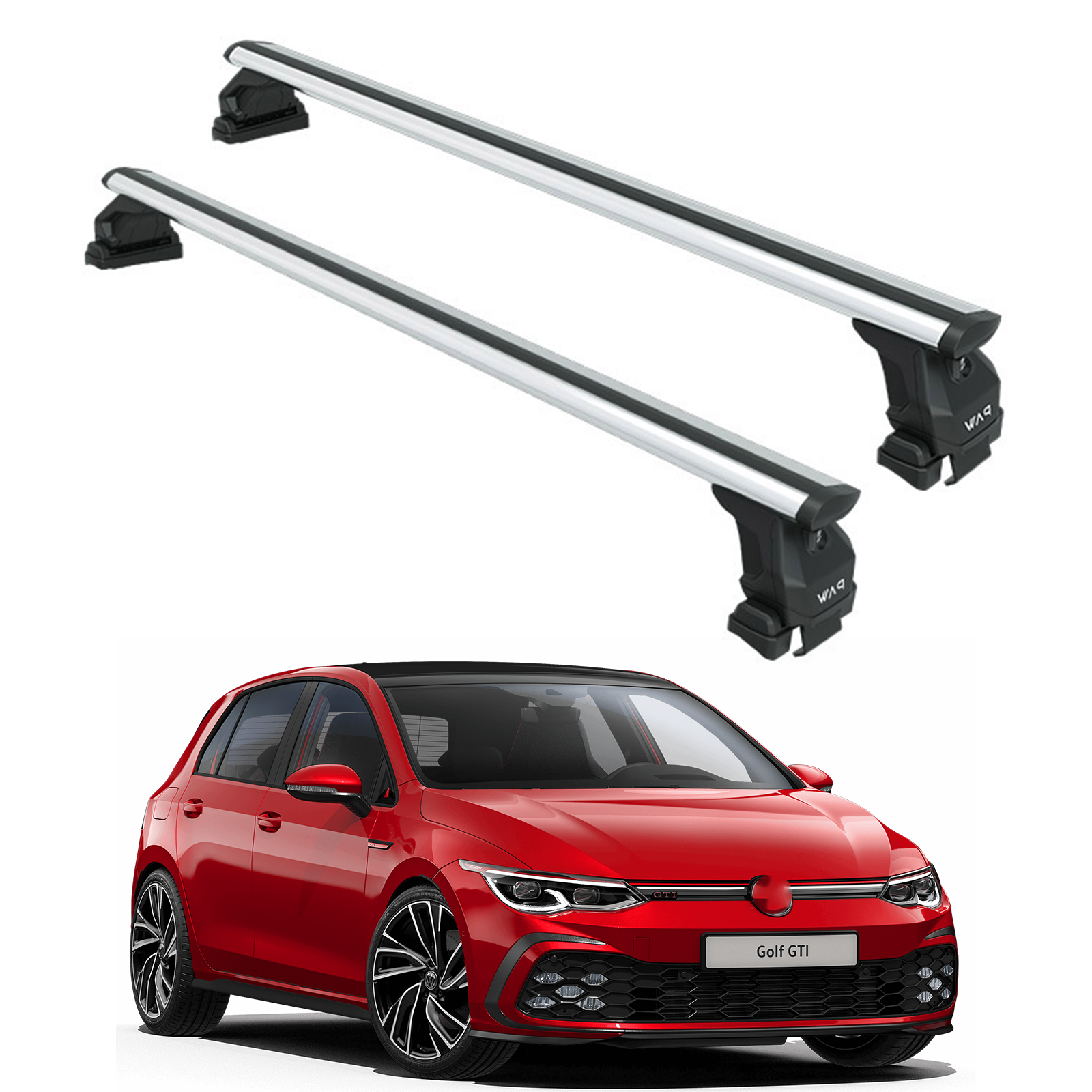 Volkswagen Golf Mk8 2020- Up Oluksuz Üst Tavan Portbagaj Taşıyıcı Ara Atkısı Toros Serisi Pro 4 Gri
